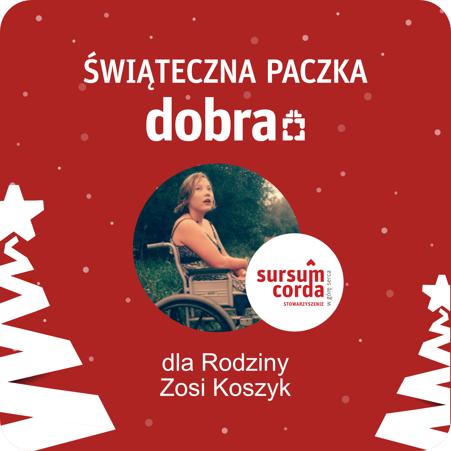 PACZKA DOBRA dla rodziny Zosi Koszyk